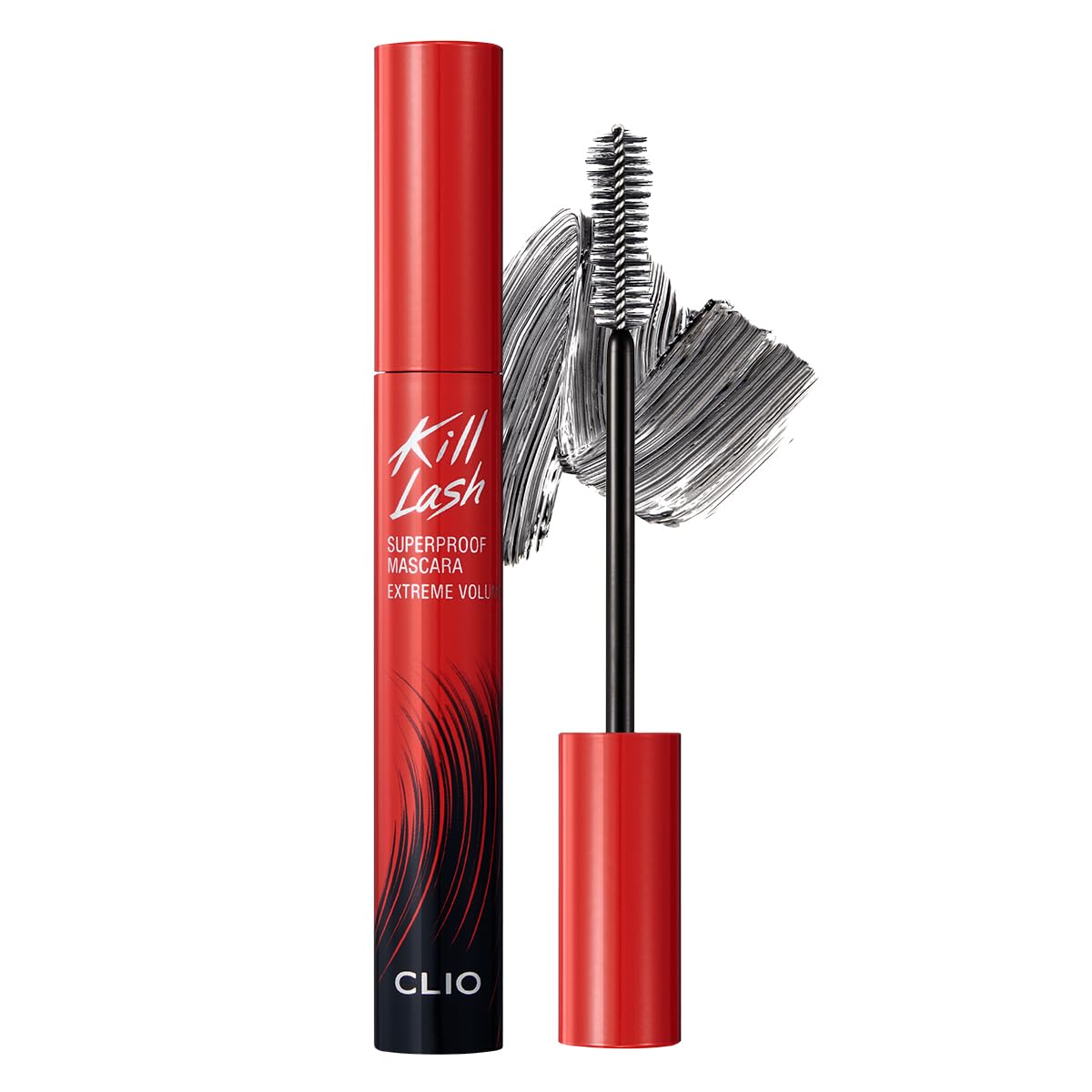 CLIO Kill Lash Superproof Mascara - Long & Curl up Waterproof Black Mascara, Volumizing & Lengthening, Long-wearing (#01)